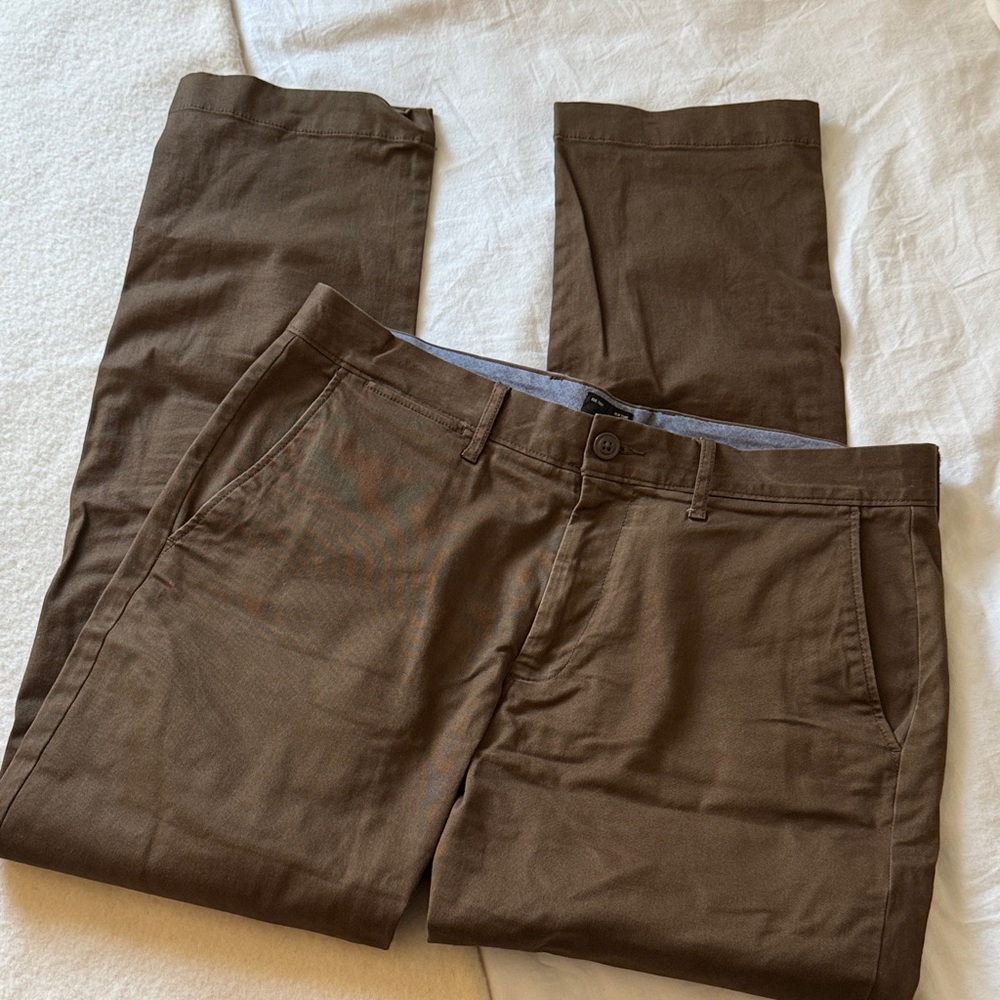 J.Crew Brown 770 Straight Leg Chinos 32x30